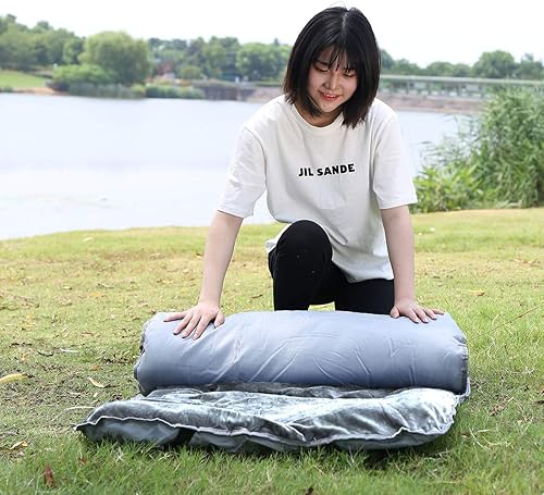 Miniatura 6 de Almohadillas para cuna (75 x 28 pulgadas) con correas elásticas portátiles para exteriores y senderismo, algodón suave y grueso, impermeable