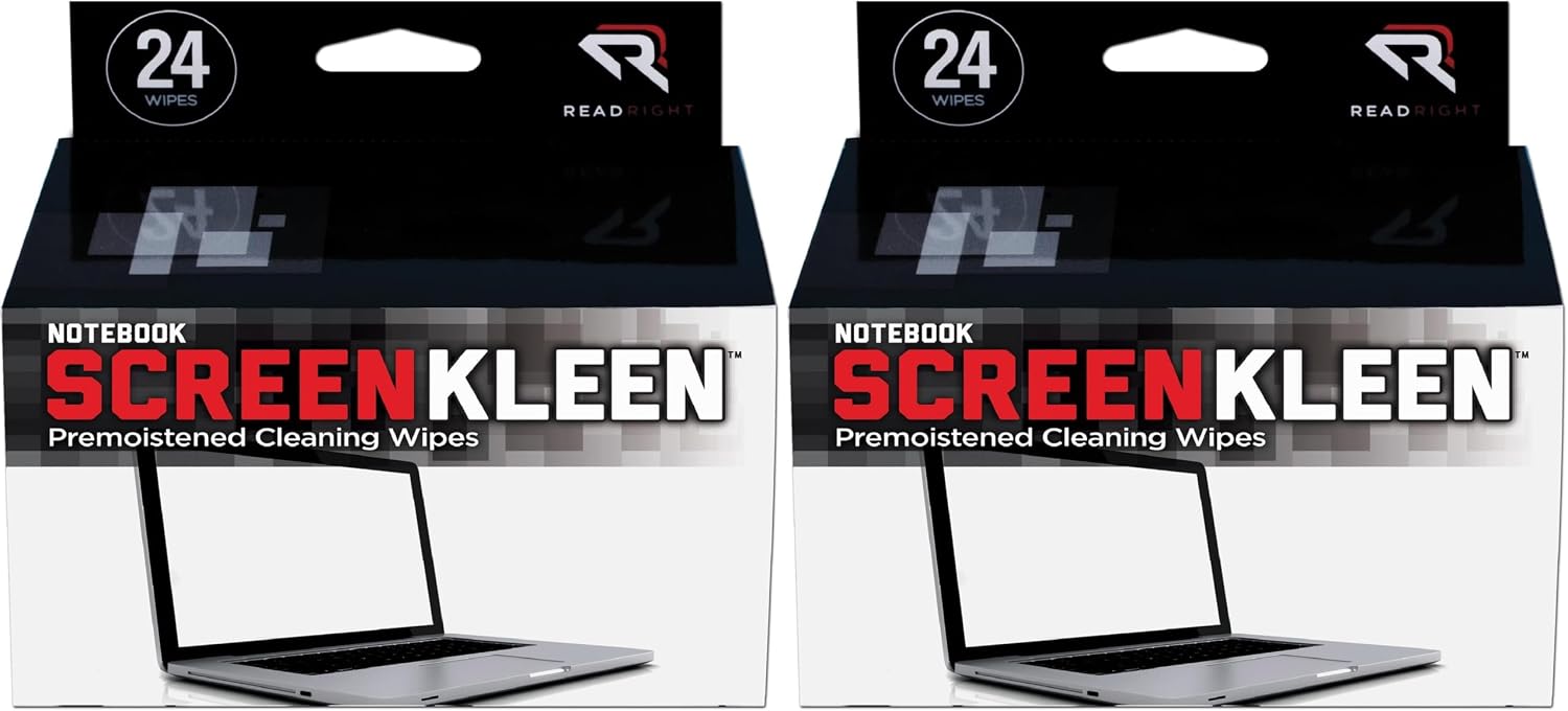 Advantus Notebook Screen Cleaning Pads, Box Of 24 (Pack of 2)