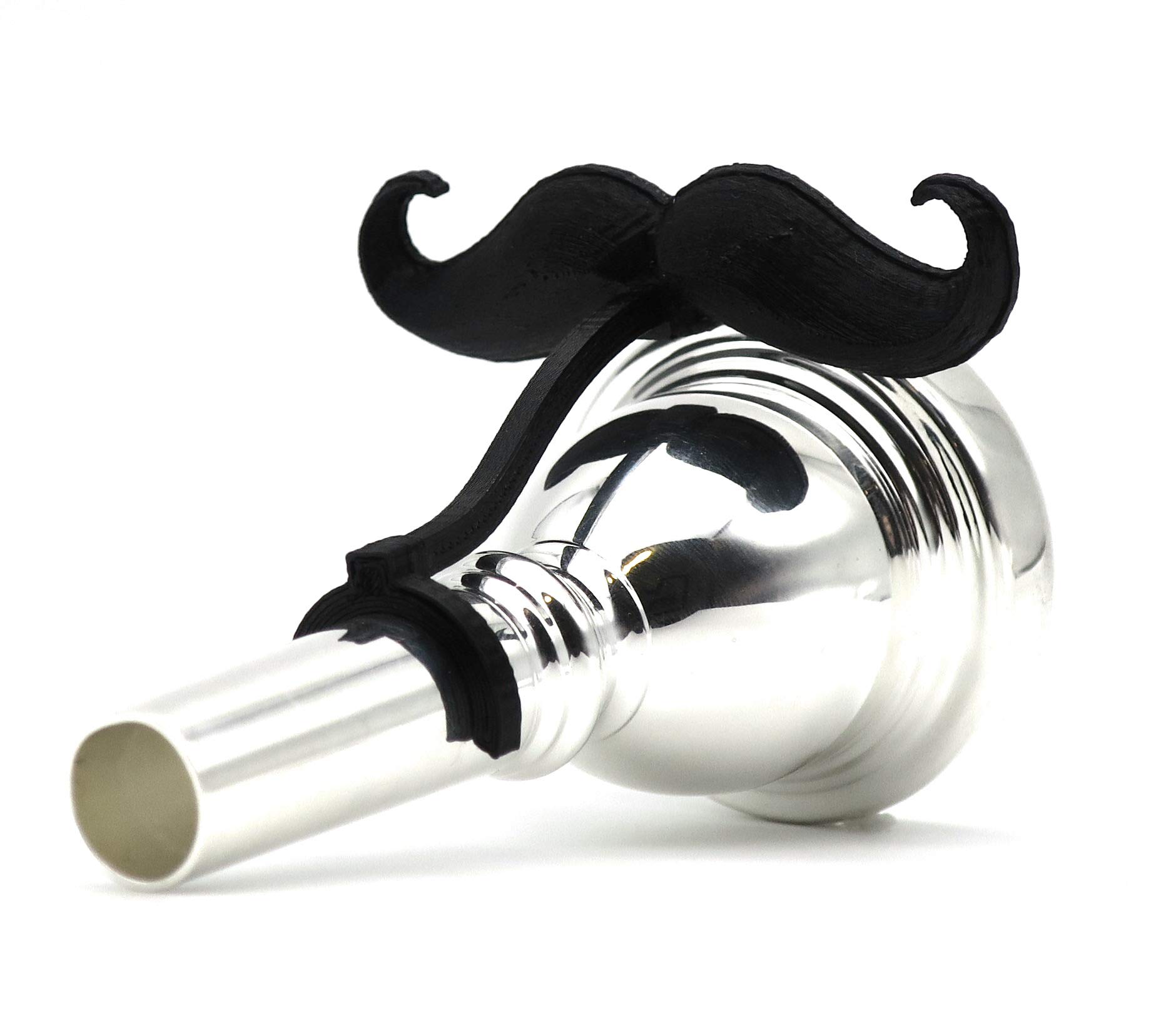 Brasstache - The Original Clip-on Mustache for Tuba or Sousaphone Mouthpiece (Tuba)