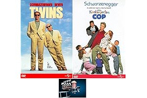 Hilarious Duo: Twins Arnold Schwarzenegger Double Feature DVD