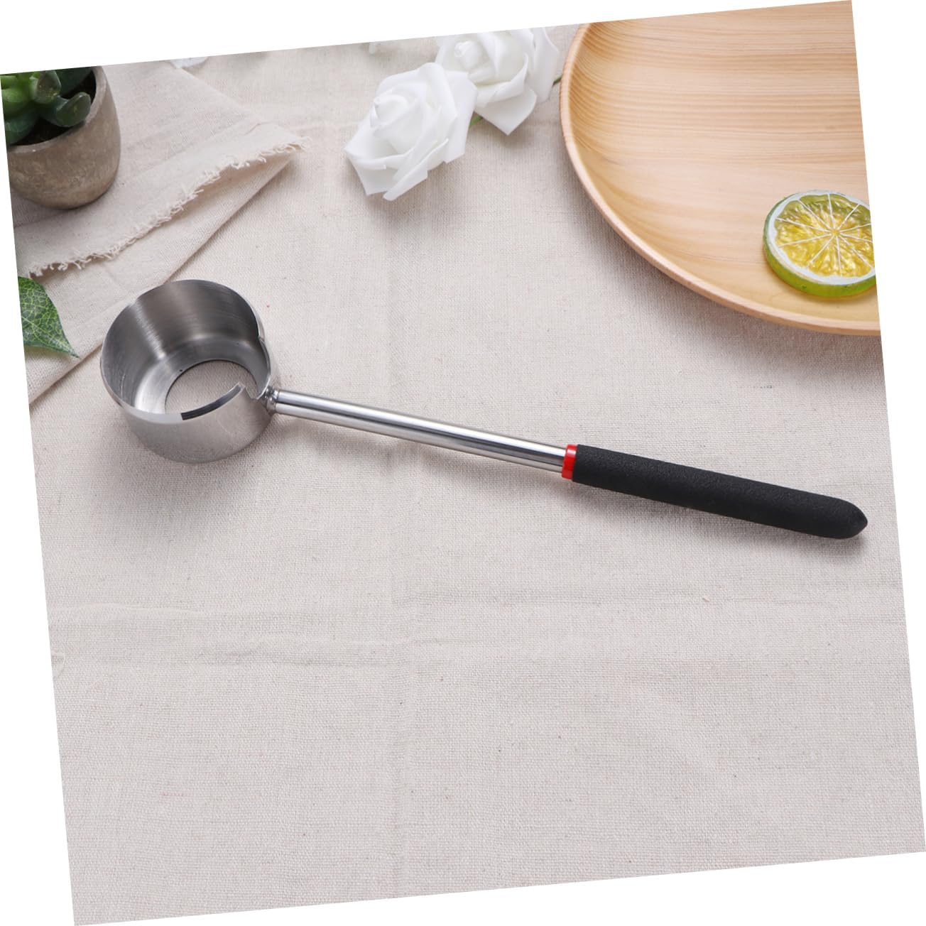 Stainless Steel Coconut Opener Tool Easy-pull Handle Perfect for Home Travel