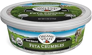 Organic Valley Organic Feta Cheese Crumbles, 4 oz