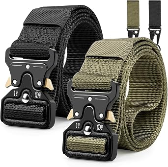 FUFSAWS Boneke Cintur n T ctico Militar, Cintur n de Nailon T ctico Resistente con Correa de Metal de Liberaci n R pida Para EDC de alta resistencia para el entrenamiento