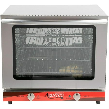 Amazon.com: avantco co-28 Tamaño Mitad Countertop Horno de convección, 2,3  CU. FT. – 208/240 V, 2800 W : Hogar y Cocina