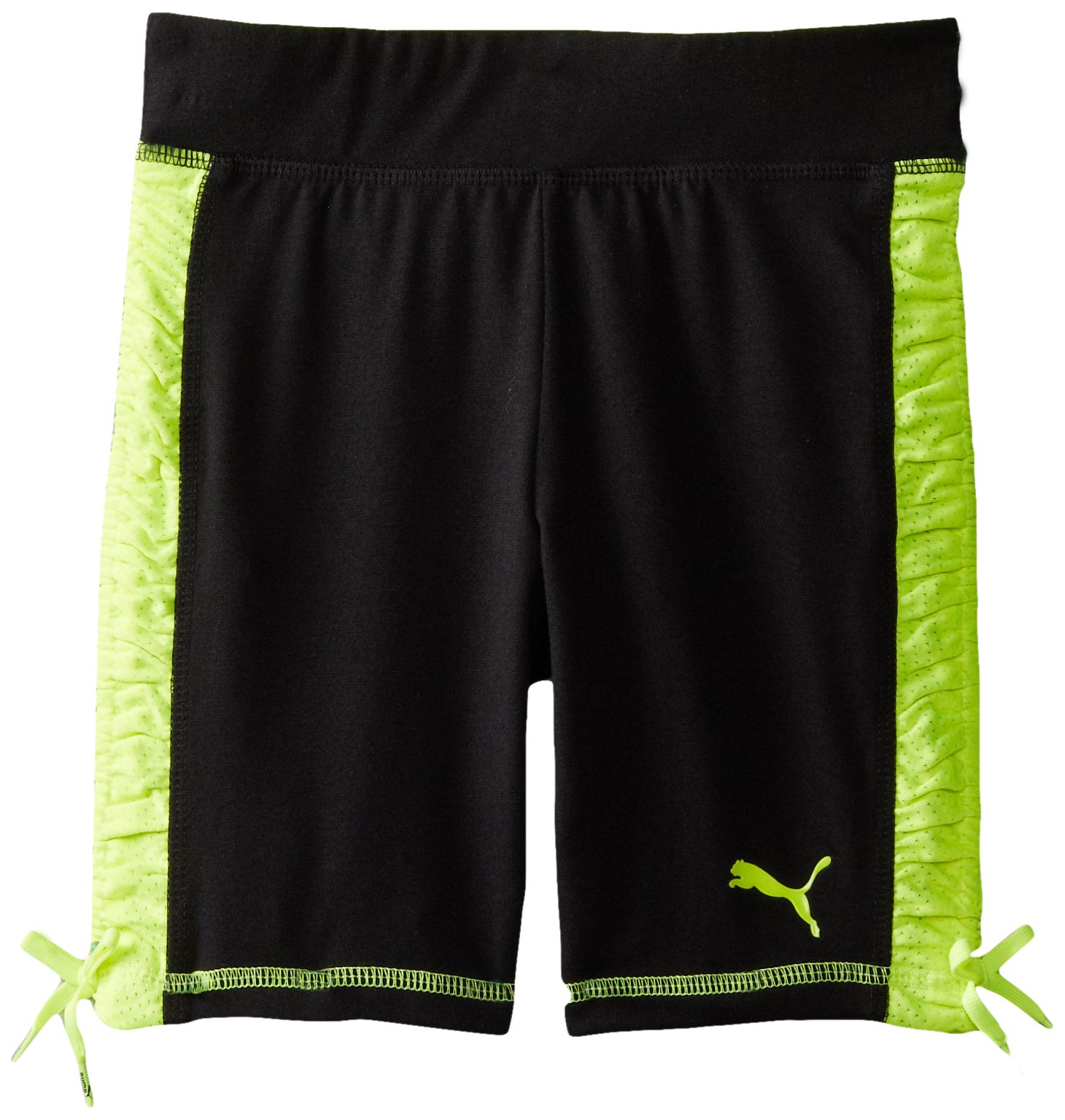 PUMA Big Girls' Mesh-Insert Bike Short