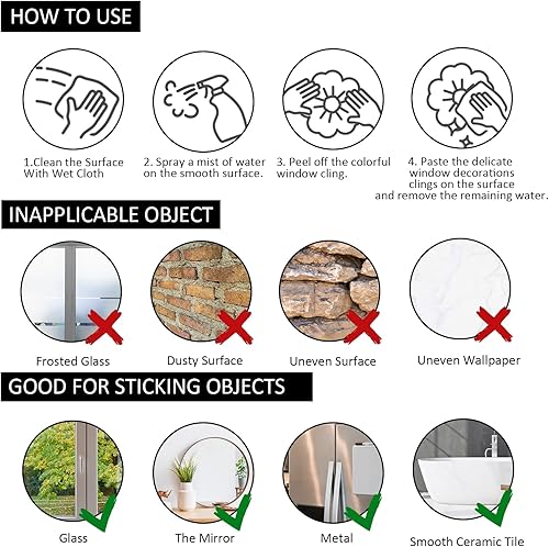 Miniatura 7 de Mfault 52 calcomanías de pared de hojas de arce otoñales, 9 hojas, cardenales de otoño, pájaros rojos, calabazas, decoración de pared, decoración de