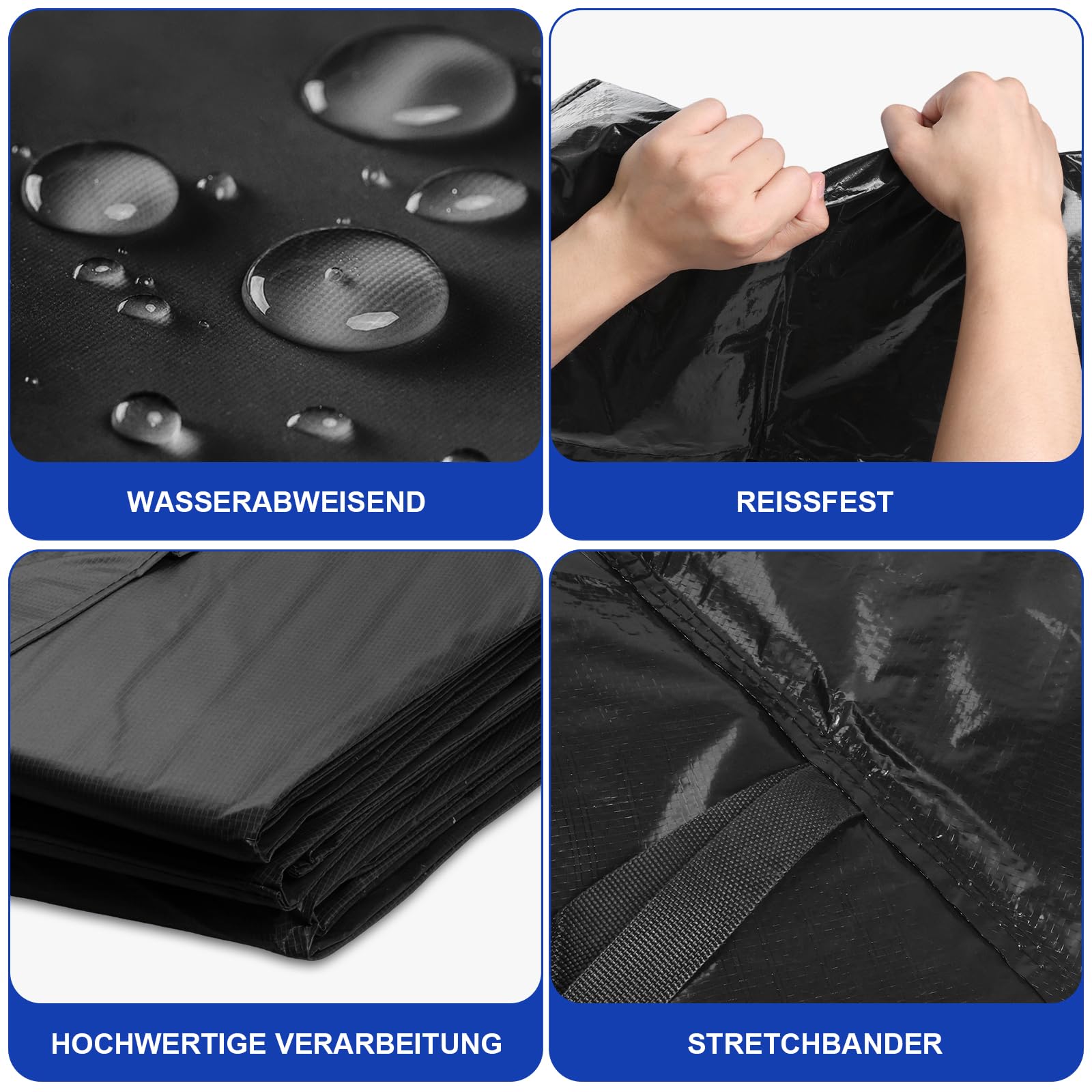 Storystore Trampolin Randabdeckung 306cm Außendurchmesser Federabdeckung Trampolin Umrandung Wetterbeständig UV-beständig Reißfest Trampolinzubehör Randschutz