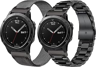 OTOPO for Fenix 6/Fenix 7/ EPIX 2/Fenix 5 Bands & Forerunner 935/945 Bands, 22mm Stainless Steel Easy Fit Metal Replacement Band Compatible Garmin Fenix 6 Pro/Sapphire,Fenix 5 Plus,Instinct
