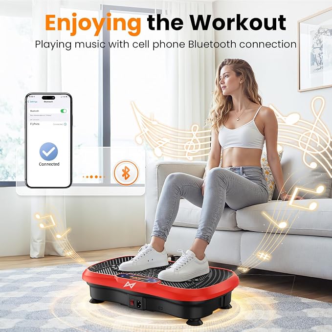 Plataforma Vibratoria Fitness AXV Slim para Ejercicio miniatura 2