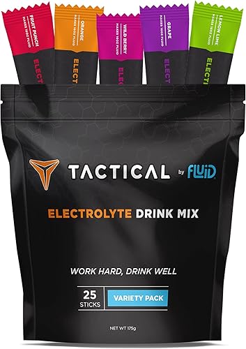 Hidratación táctica electrolitos instantáneos reduce la fatiga previene la deshidratación elimina los calambres