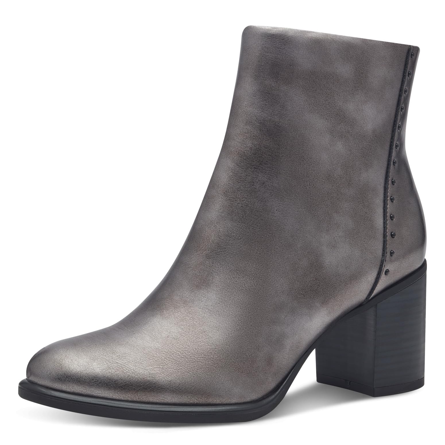 MARCO TOZZI Women's Bootie Zip+Slip 2-25391-43 Fashion Boots, Pewter, 41 EU, Grey (pewter), 8.5 UK