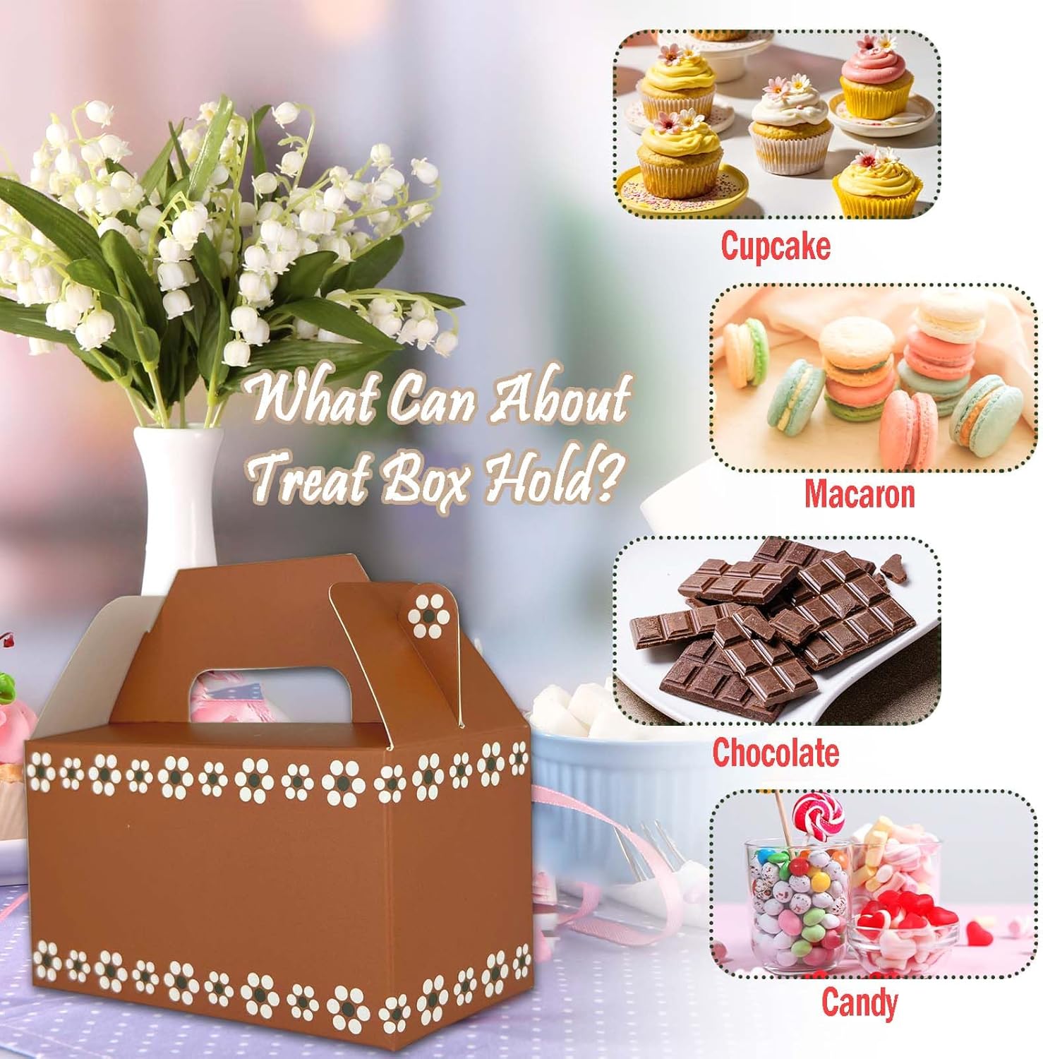 RVEAFA 24 Pack Platos De Barro Mexicanos Party Favor Boxes Mexico Traditional Terracotta Flower Party Decoration Treat Boxes for Snacks Candy Cookie Boxes for Wedding Birthday 6.5x3.5x4 Inches - Image 4