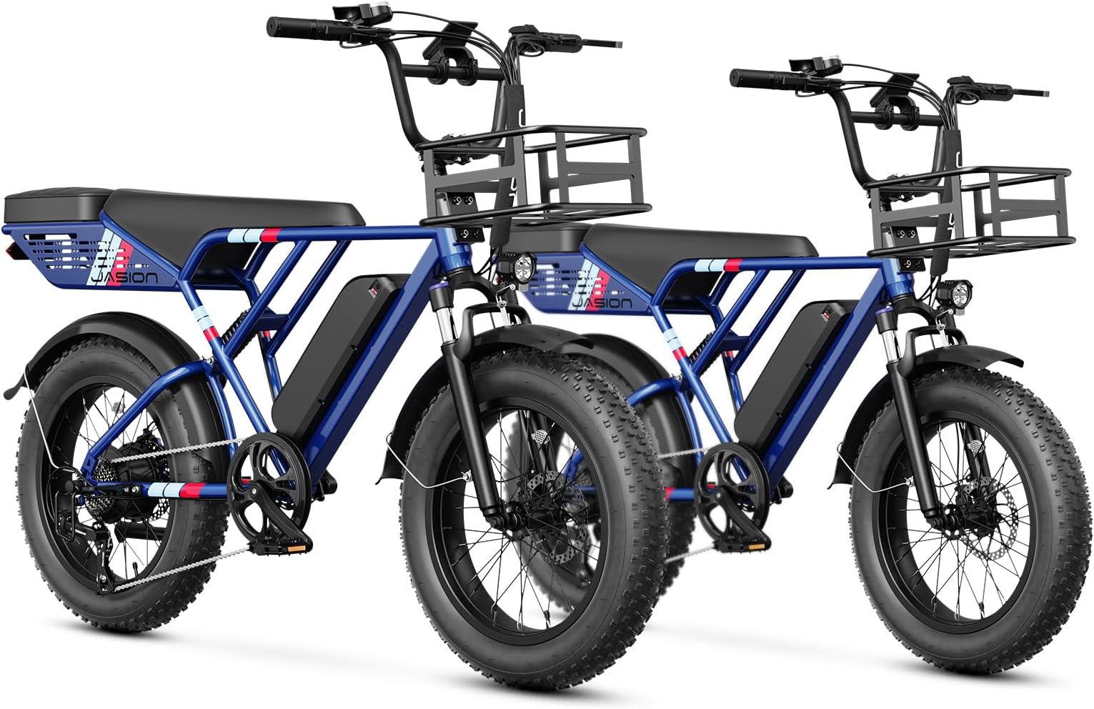 RetroVolt Electric Bike for Adults,【1500W Peak Motor & 30MPH & 70Miles】 Electric Mountain Bike, Full Suspension Ebikes for Adults, 20" Fat Tire Ebike with 48V 13Ah Battery Electric Dirt Bike