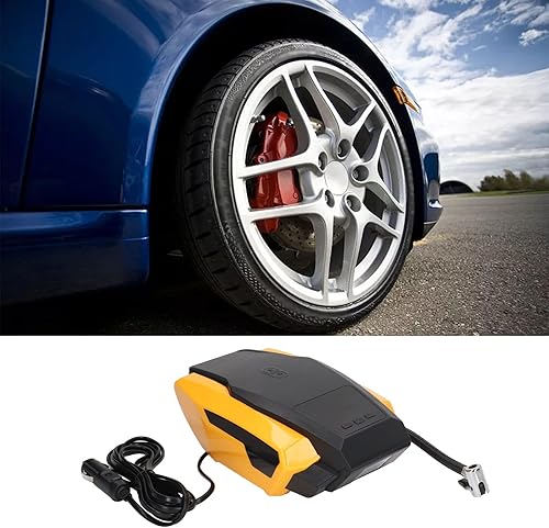 Miniatura 9 de ATJ-1166S Inflador de neumáticos 150PSI Compresor de aire portátil Bomba de neumáticos de 12 V con bomba de aire de luz LED para automóvil