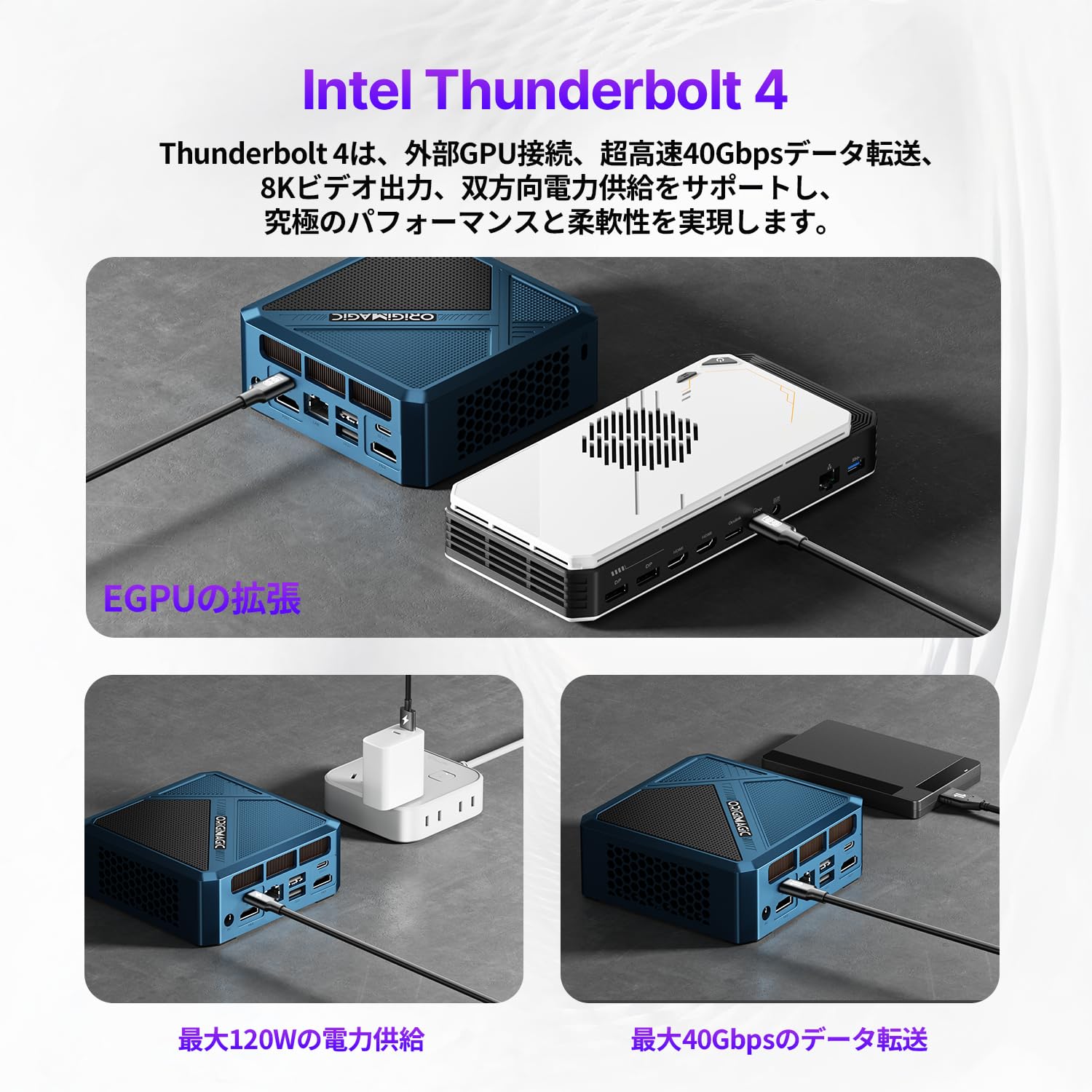 Amazon.co.jp: ORIGIMAGIC N3 ミニPC 【i7-12700H 32GB DDR4 512GB M.2