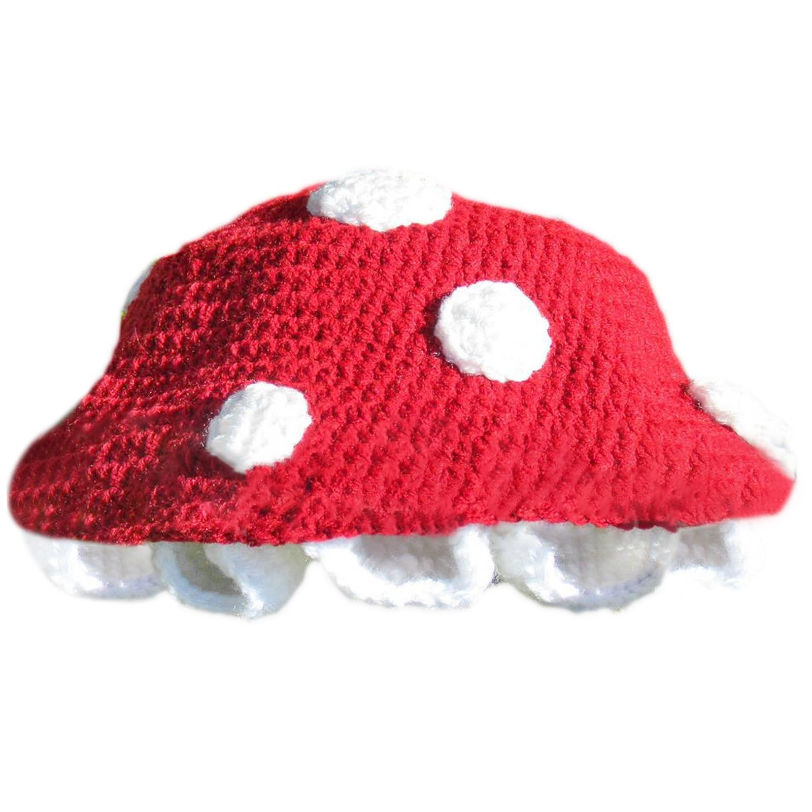 Bonnet champignon au crochet pour ado : style décontracté et chaud - 7