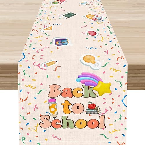 Miniatura 29 de Camino de mesa floral retro de los años 70, retro, vintage, floral, hippie, funky, años 70, 60, abstracto, rosa, estético, moderno, casa de campo,