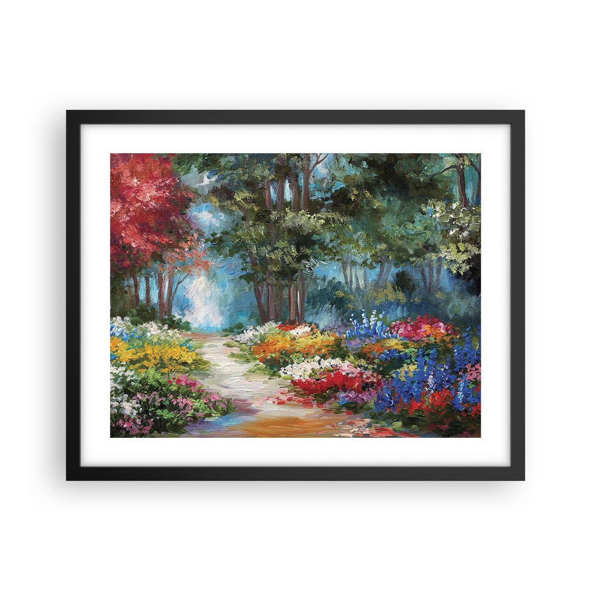 ARTTOR Poster Cadre Noir 50x40 cm Affiche Botanique Paysages - 4271 - P2B