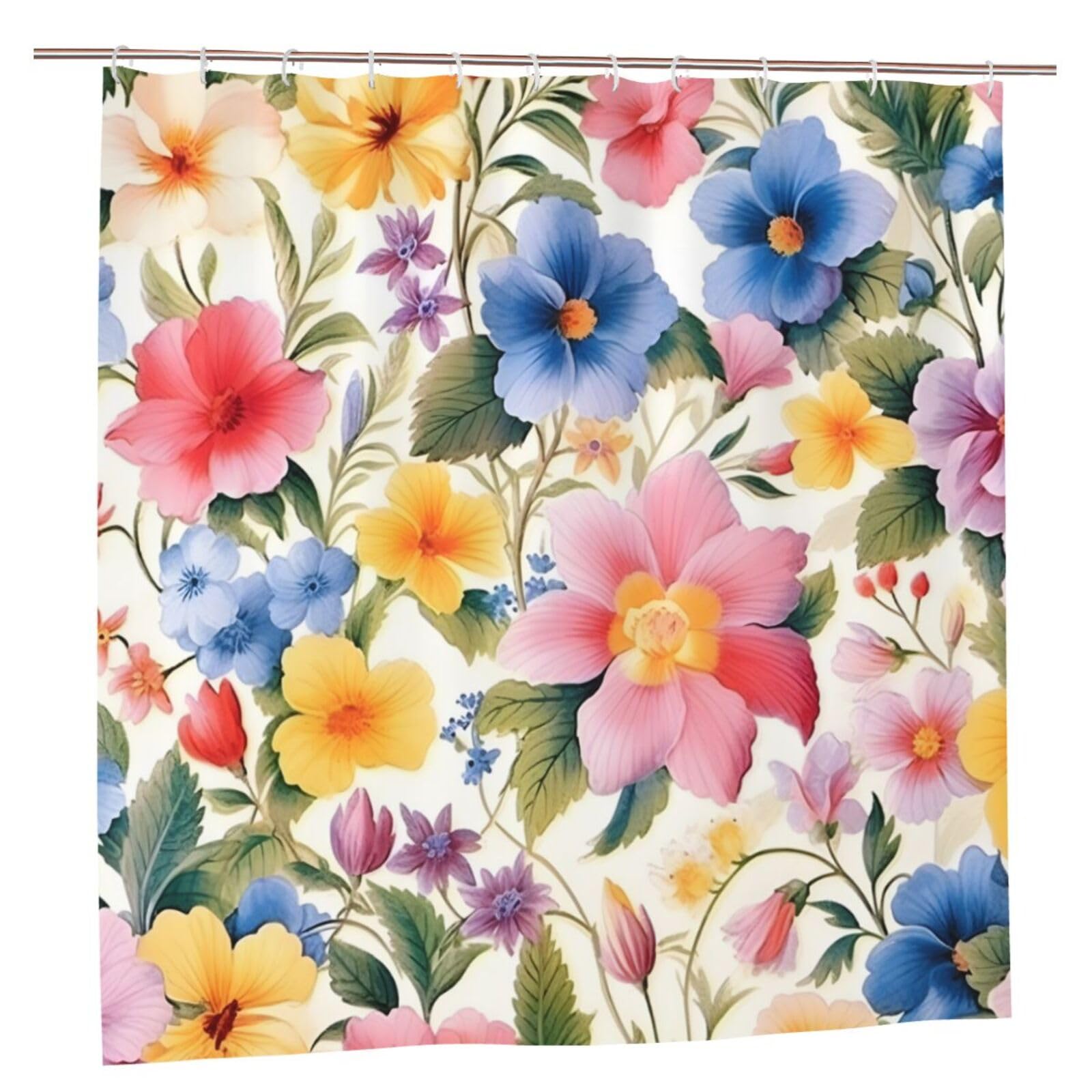 Rideau de douche en tissu de qualité supérieure Mexpekil 183 cm