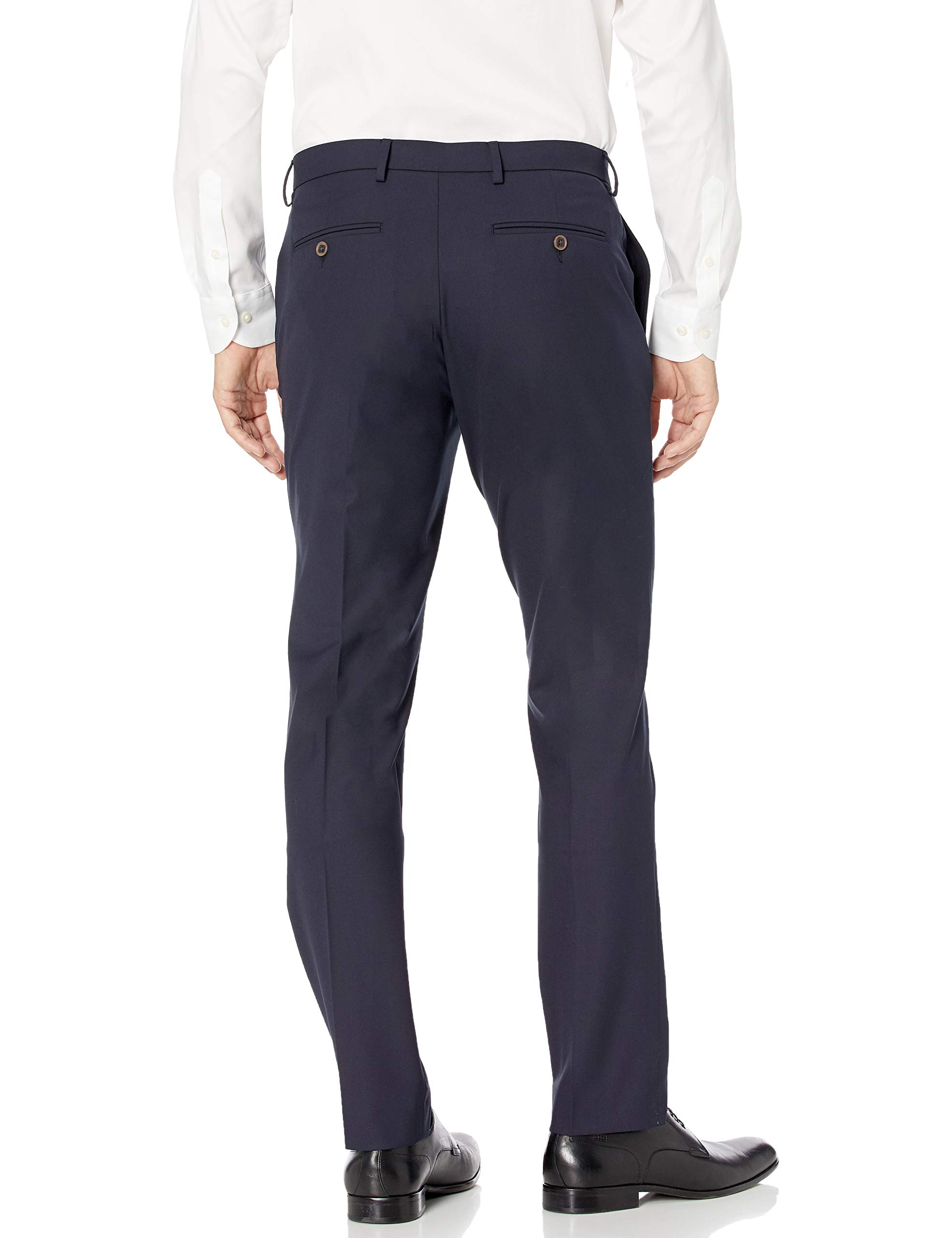 Amazon Essentials Men's Slim-Fit Wrinkle-Resistant Stretch Dress Pant: 40W x 34L Navy