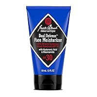 Vista 1 de Jack Black Crema hidratante facial Dual Defense - Protector solar 100% mineral de amplio espectro SPF 30
