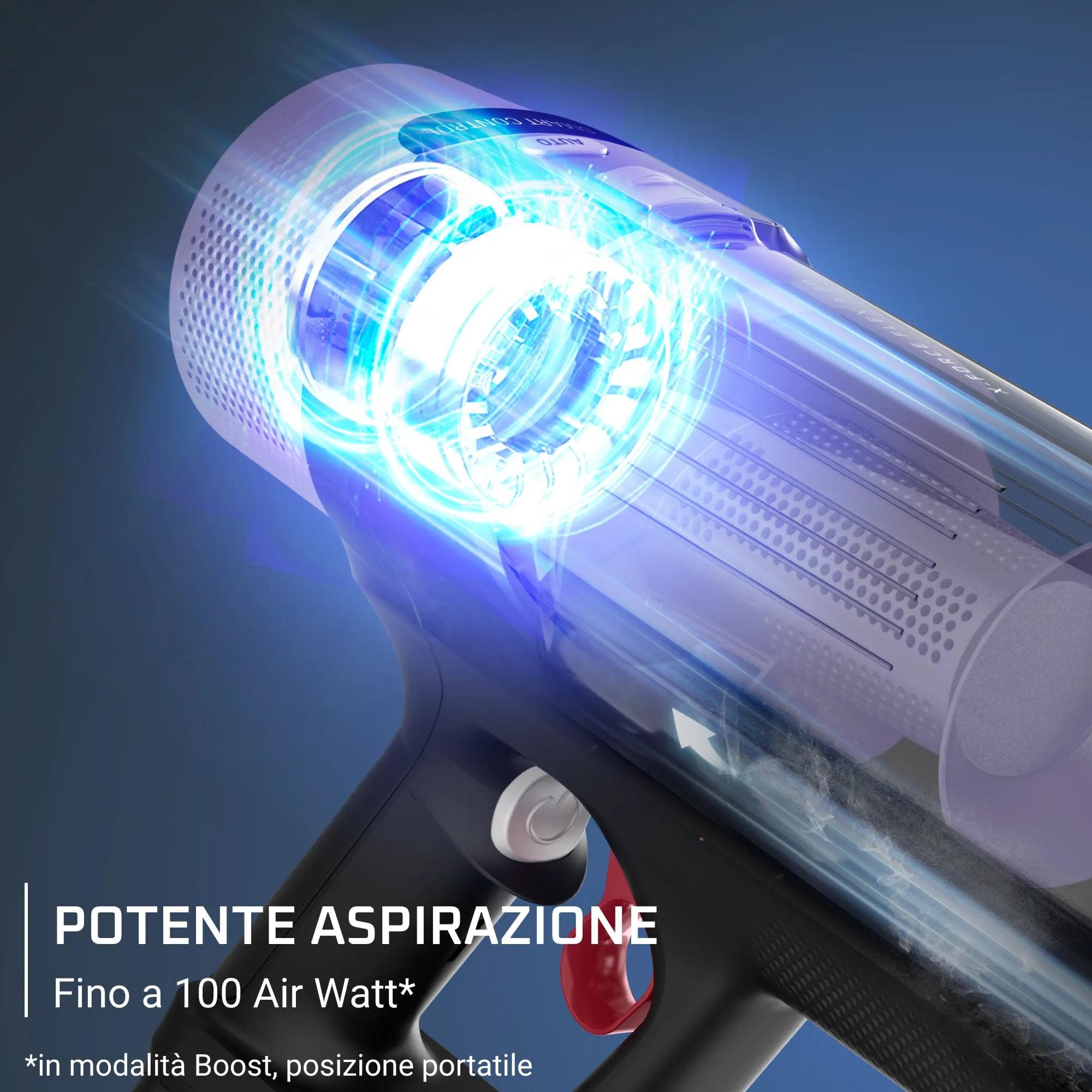 Rowenta X-FORCE FLEX 9.80, Aspirapolvere Senza Filo, Aspirapolvere, 100 AW, Modello Allergy, RH7L35