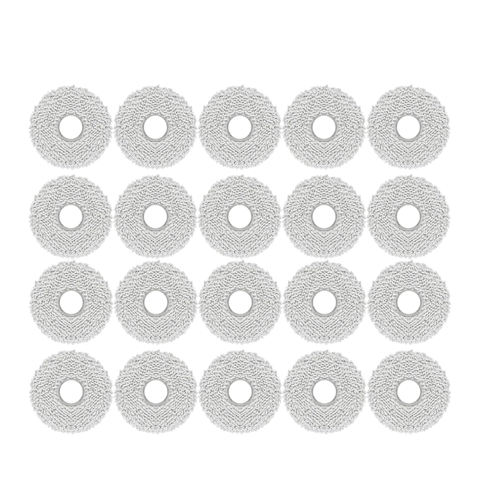 PNULGLKND Washable Mopping Pad, Compatible for Roborock Qrevo MaxV/Q Revo/Qrevo S/Qrevo Pro, Robot Vacuum Cleaning Accessories(20PCS)