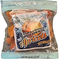 Vista 1 de Trader Joe's Extra Choice California Apricots secos y sin hueso, 8 onzas (paquete de 1)