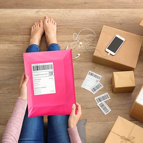 Miniatura 57 de UCGOU Sobres de polietileno de 14.5 x 19 pulgadas, color negro, paquete de 100 bolsas de envío grandes #7, sobres de correo gruesos fuertes y Negro