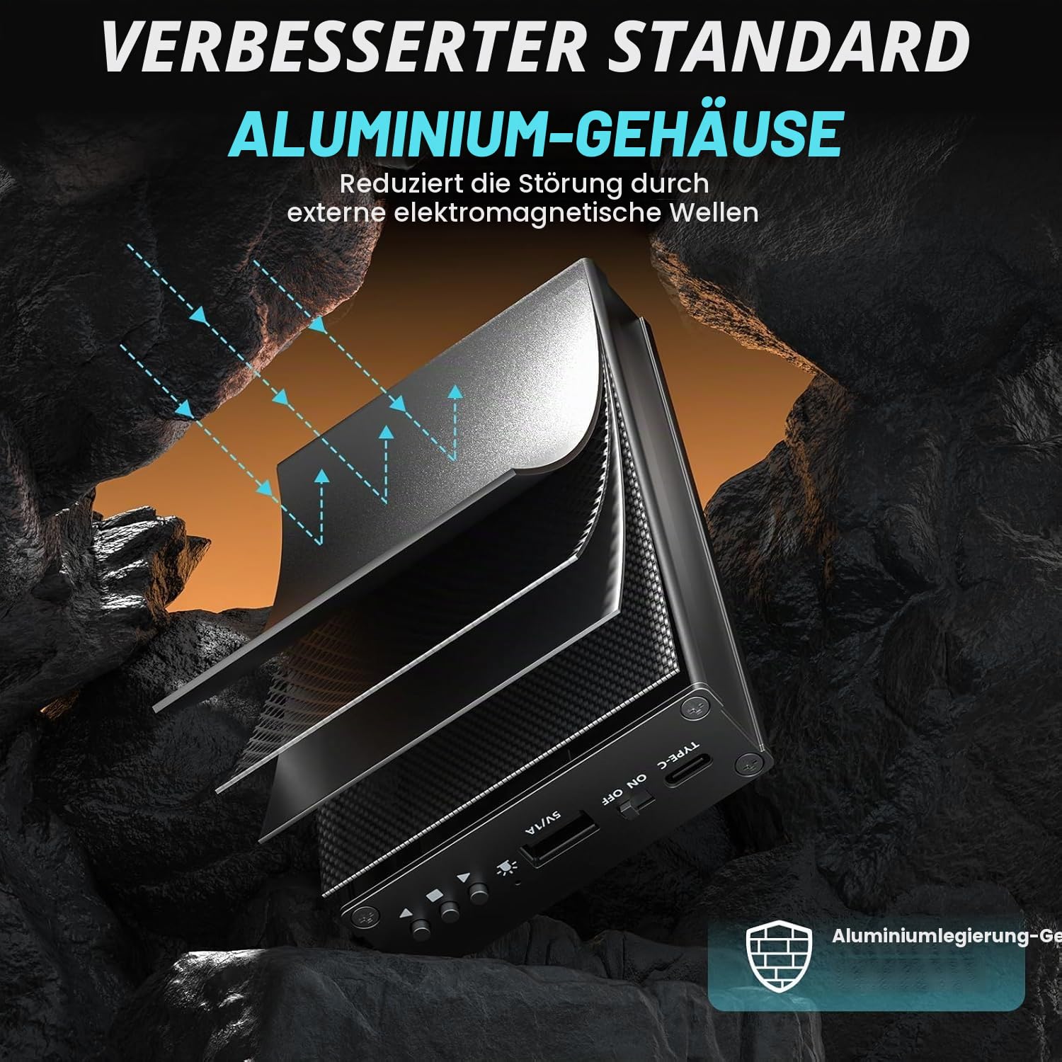Seesii NanoVNA-F V2 Vektor Netzwerk Analysator, Antennenanalysator 50kHz-3000MHz HF/VHF/UHF/VNA mit 4,3 Zoll Display für, S-Parameter Messung, SWR-Spannung, Phase, Verzögerung, Smith Chart