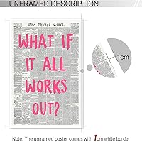 Vista 3 de Drimiler Póster con texto en inglés «What If It All Workout» («What If It All Workout») con texto en inglés «What If It All Workout»
