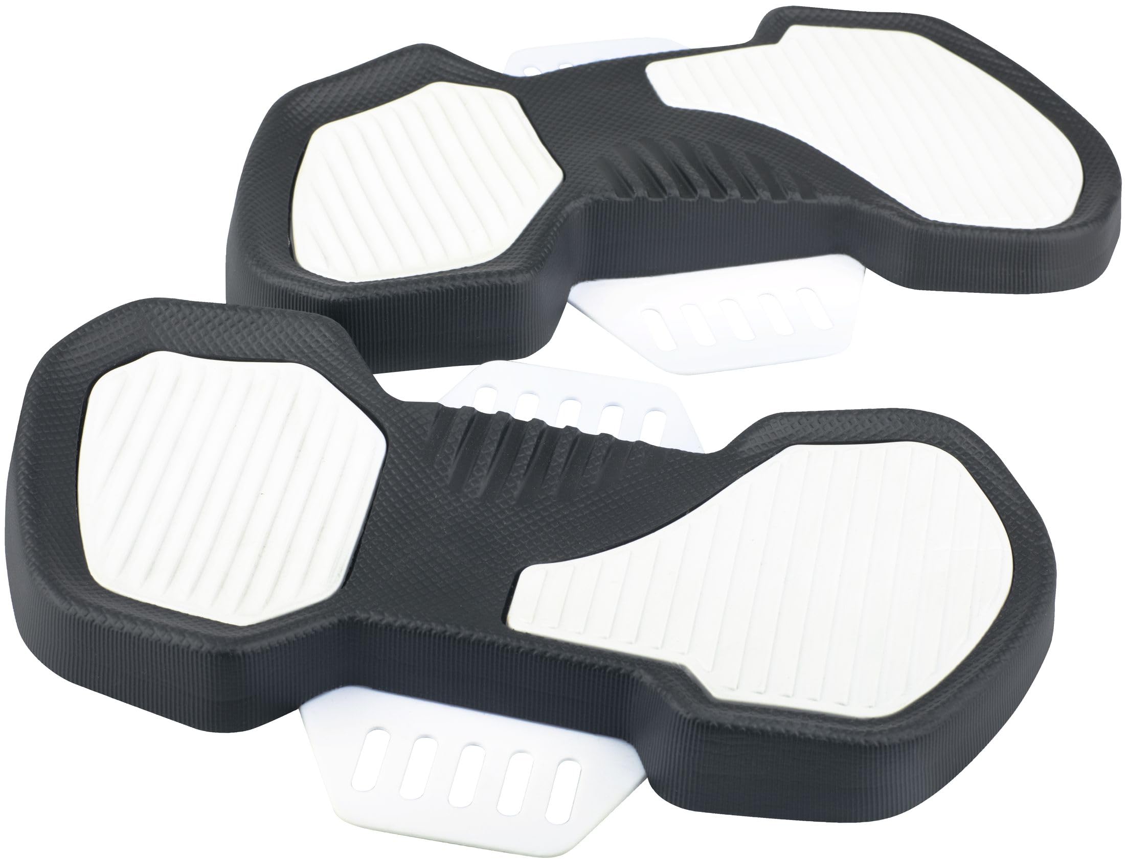 MESLE Wake- & Kiteboardbindung ProGrip 2, One-Size Universalgröße, Sandalen Straps für Wakeboard Kiteboard, schwarz Weiss