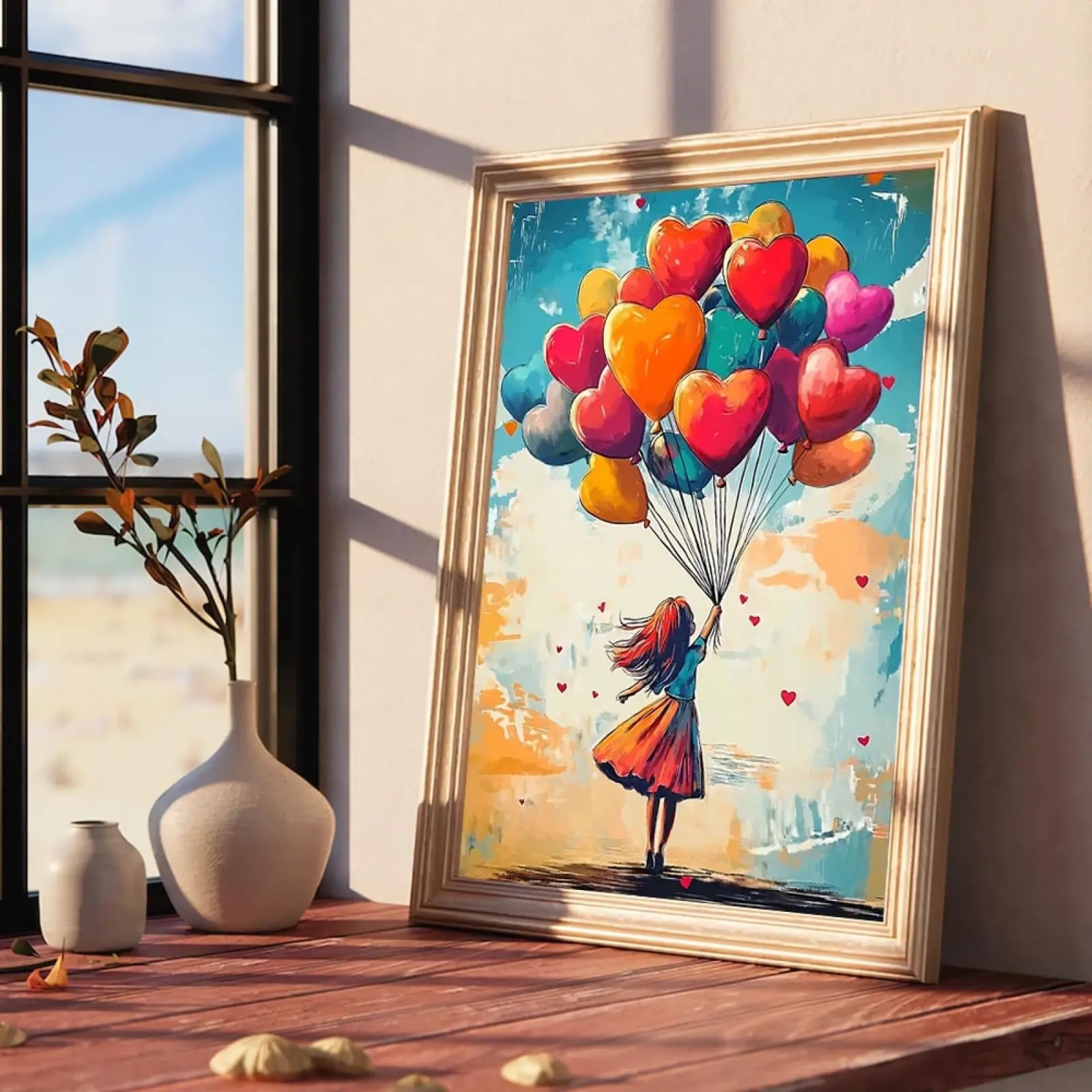 Toile nuage decoration murale cadre 20 x 30 cm durable - 7