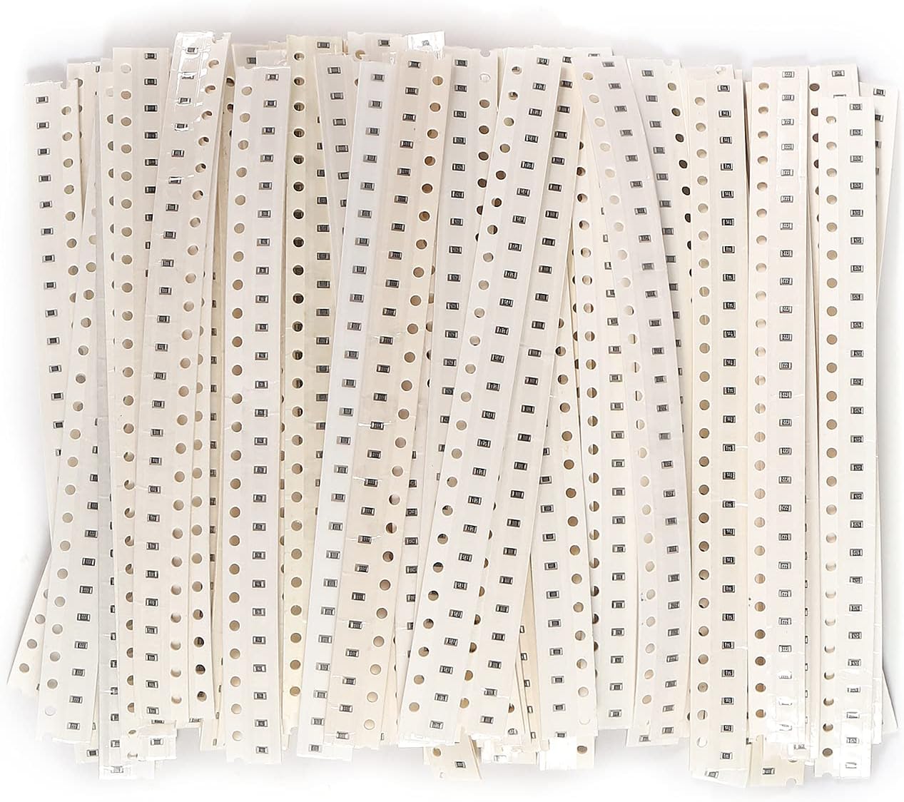 0603 SMD Resistor Kit - Chip Fixed Assortment 1% 1/10W 0.1W 0 Ohm-10M Ohm - 60 Value 1500pcs