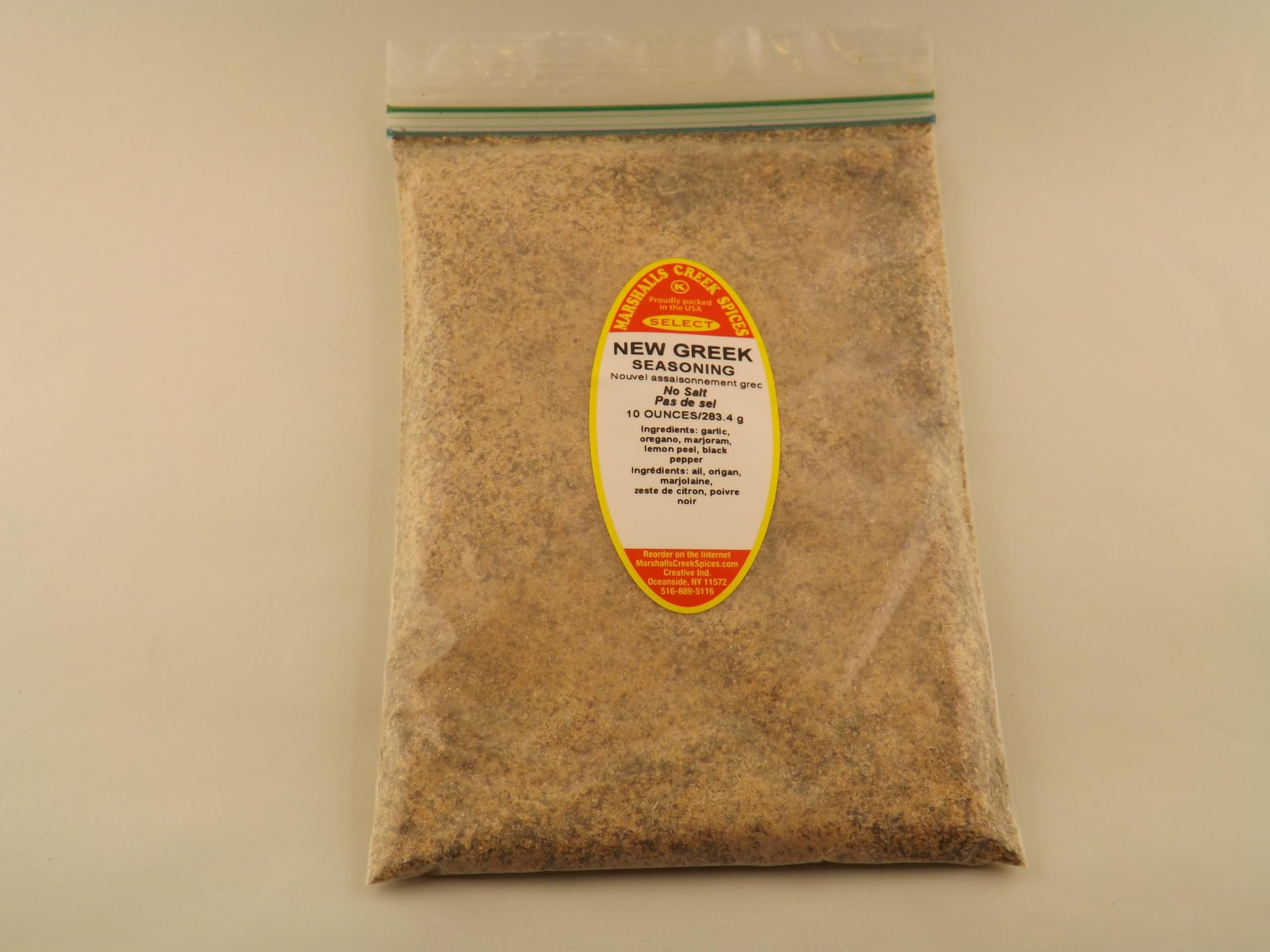 Marshalls Creek Spices Marshalls Creek Kosher Spices New Greek Seasoning, No Salt (With Mint & Onion) Refill 10 Oz, 10 ounces