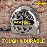 Water and weather proof hollow nikel plated tape measure - UK Brand [RAW LOCK] (Silver Tape, 7.5m) - Image 5