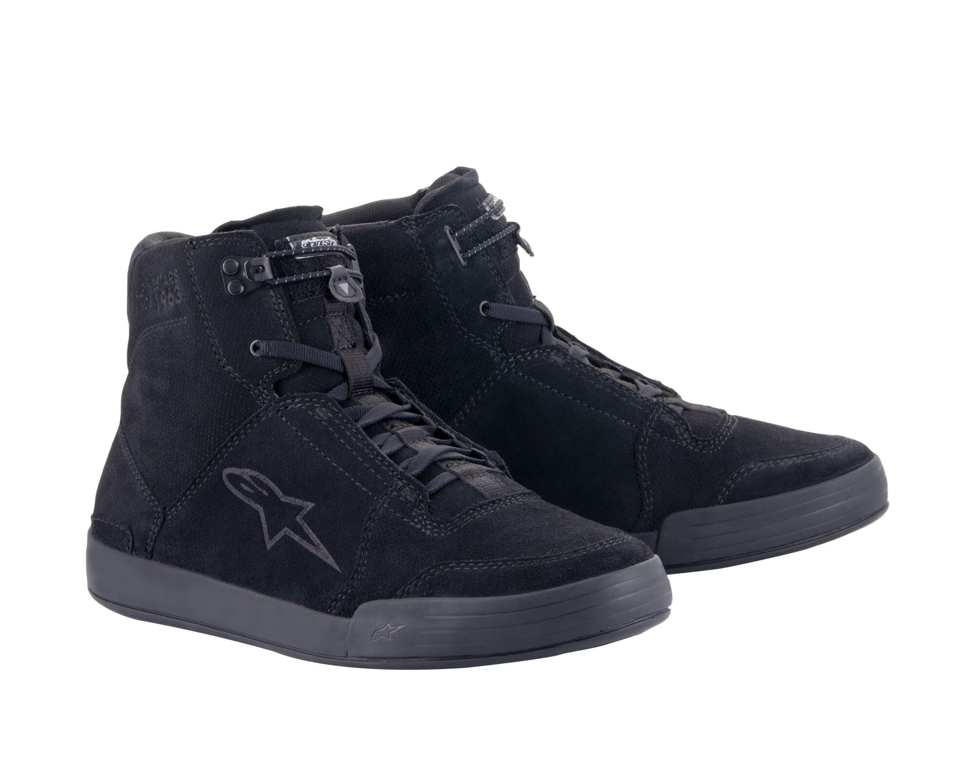 Alpinestars Black/Black Chrome Shoes : Size 9.5