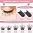 Cluster Lashes 72 Pcs Manga Lashes Lash Clusters DIY Eyelash Extension Individual Lashes Thin Band Easy to Apply at home (Attraction, D-14mm) Lashes