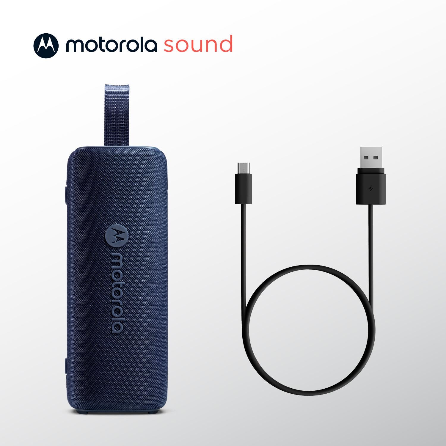 Motorola Sound ROKR 600 Głośnik bezprzewodowy Bluetooth – mocny dźwięk 30 W, wodoodporność i pyłoszczelność, 6 godzin odtwarzania, kolor niebieski
