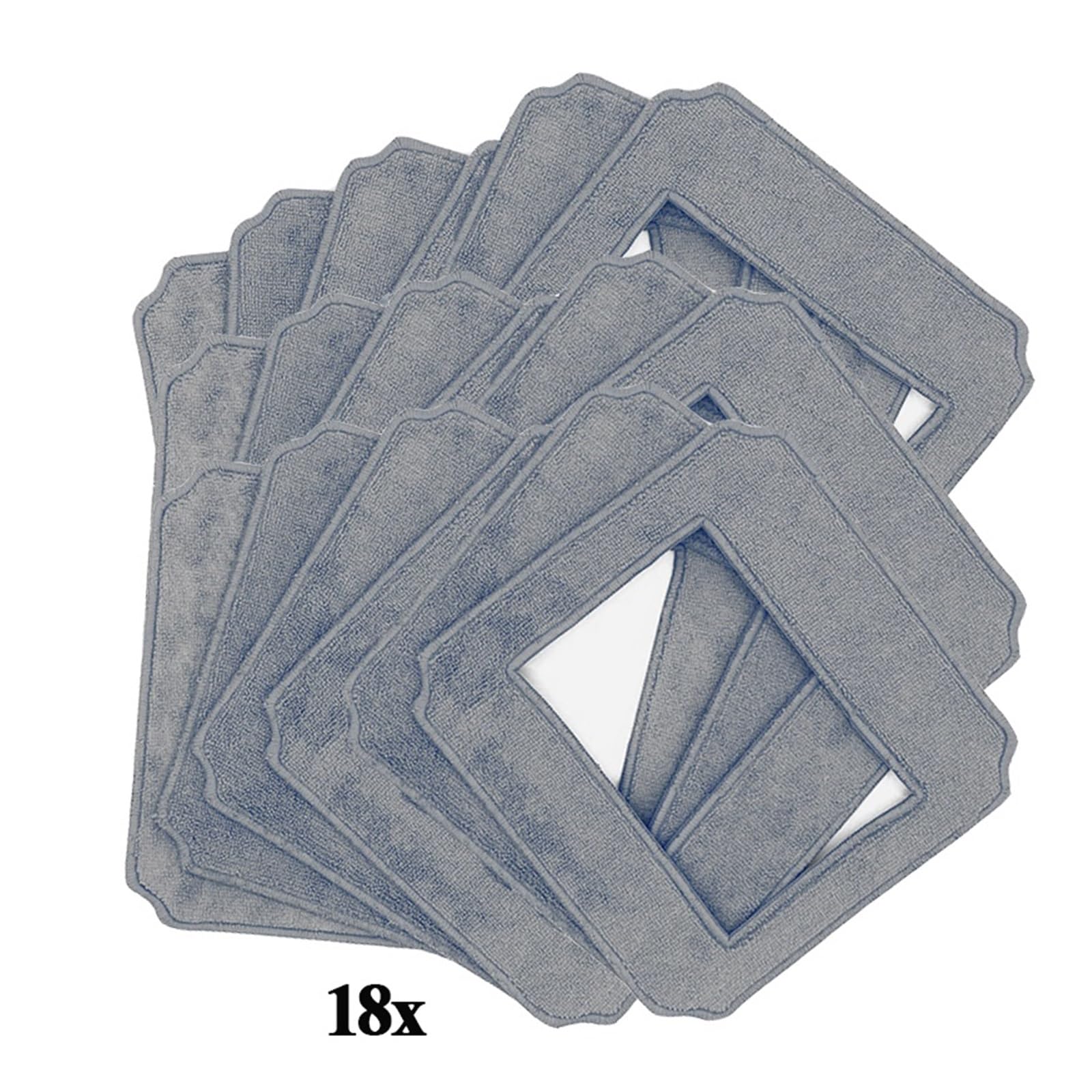 Pad Di Sostituzione Del Robot Per La Pulizia Delle Finestre W140 | Vetro Pulizia Mops 24 X 24 Cm Vestiti Lavabili Rags Lavare Le Finestre Pezzi Di Ricambio Accessori(18Pack)