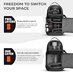TARION Camera Sling Pack DSLR Backpack Photography Slingpack Crossbody Bag TRS