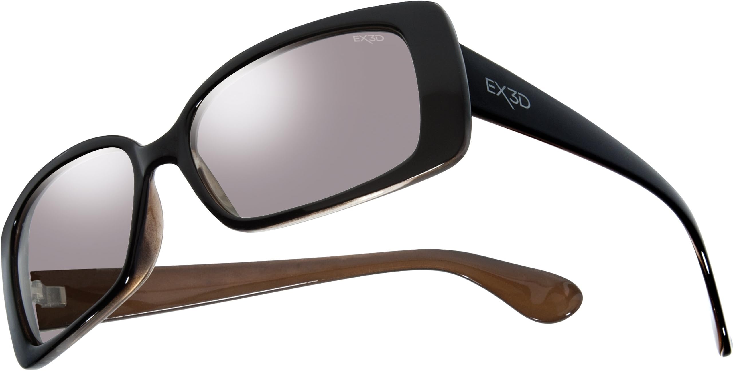 Allure Eyewear EX3D10070011-K EX3D Universal Premium Curved Passive 3D Glasses - Women's Rectangle