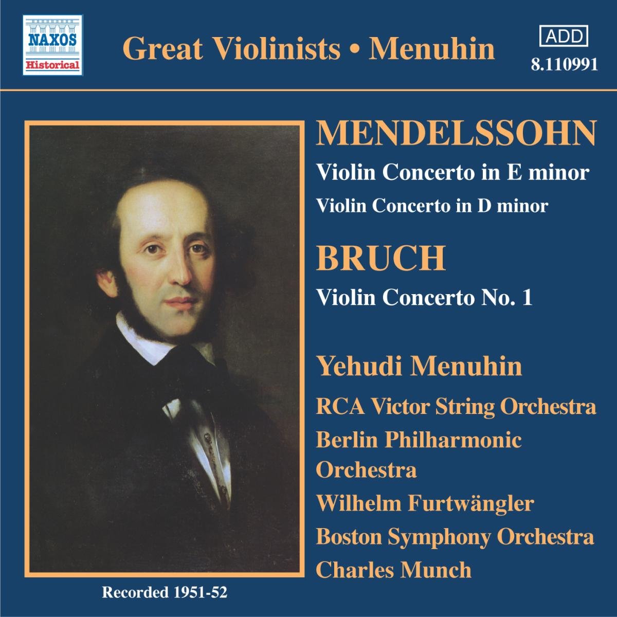 Bruch; Mendelssohn - Violin Concertos - Yehudi Menuhin
