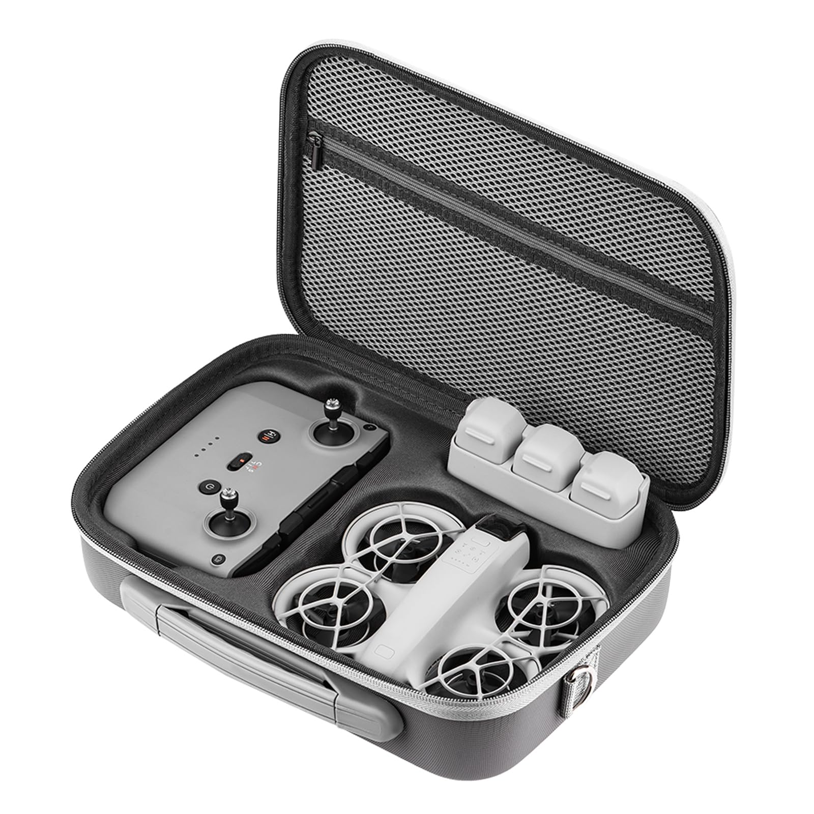 REYGEAK for DJI NEO Carrying Case,Waterproof Hard Case for DJI NEO Drone Accessories,Porable Travel Storage Bag Combo with Remote Controller/Battery Ports.