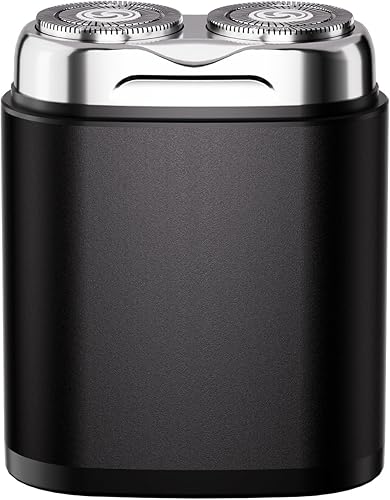 Mini afeitadora eléctrica de doble cabeza, maquinilla de afeitar eléctrica portátil para hombres, tamaño de bolsillo, lavable, doble cabeza, disponible en Yaxa Guatemala