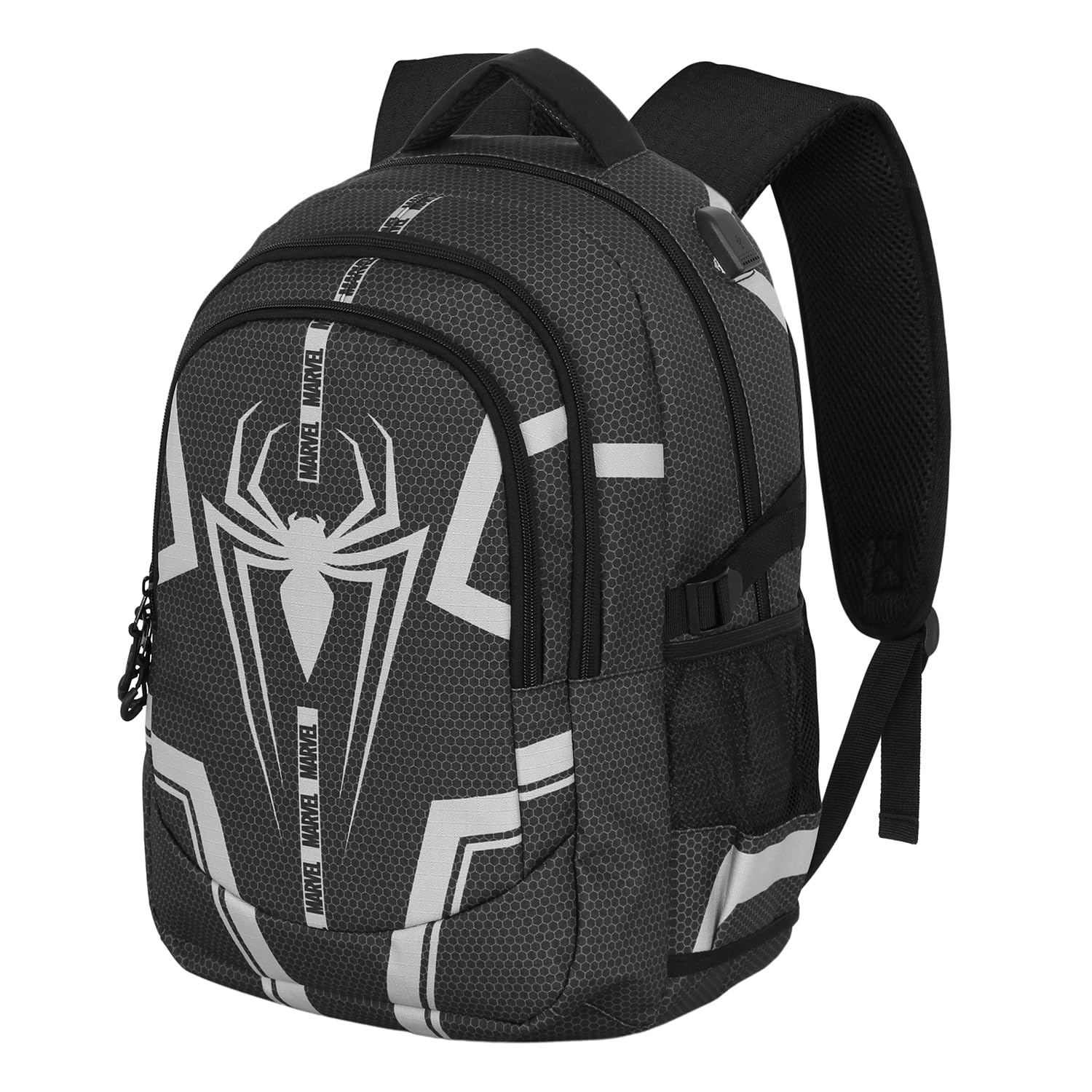 Marvel Spiderman Town-Zaino Running Plus, Nero, 34 X 46 Cm, Capacità 32 L-image