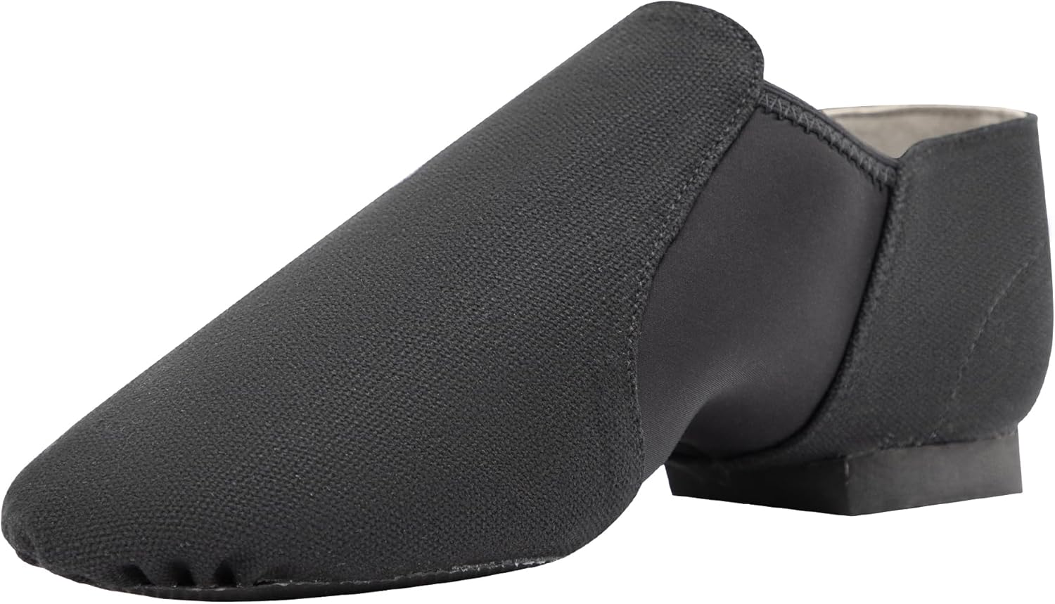 Linodes Unisex 09 Canvas Upper Slip-on Jazz Shoe for Women and Men's Dance Shoes