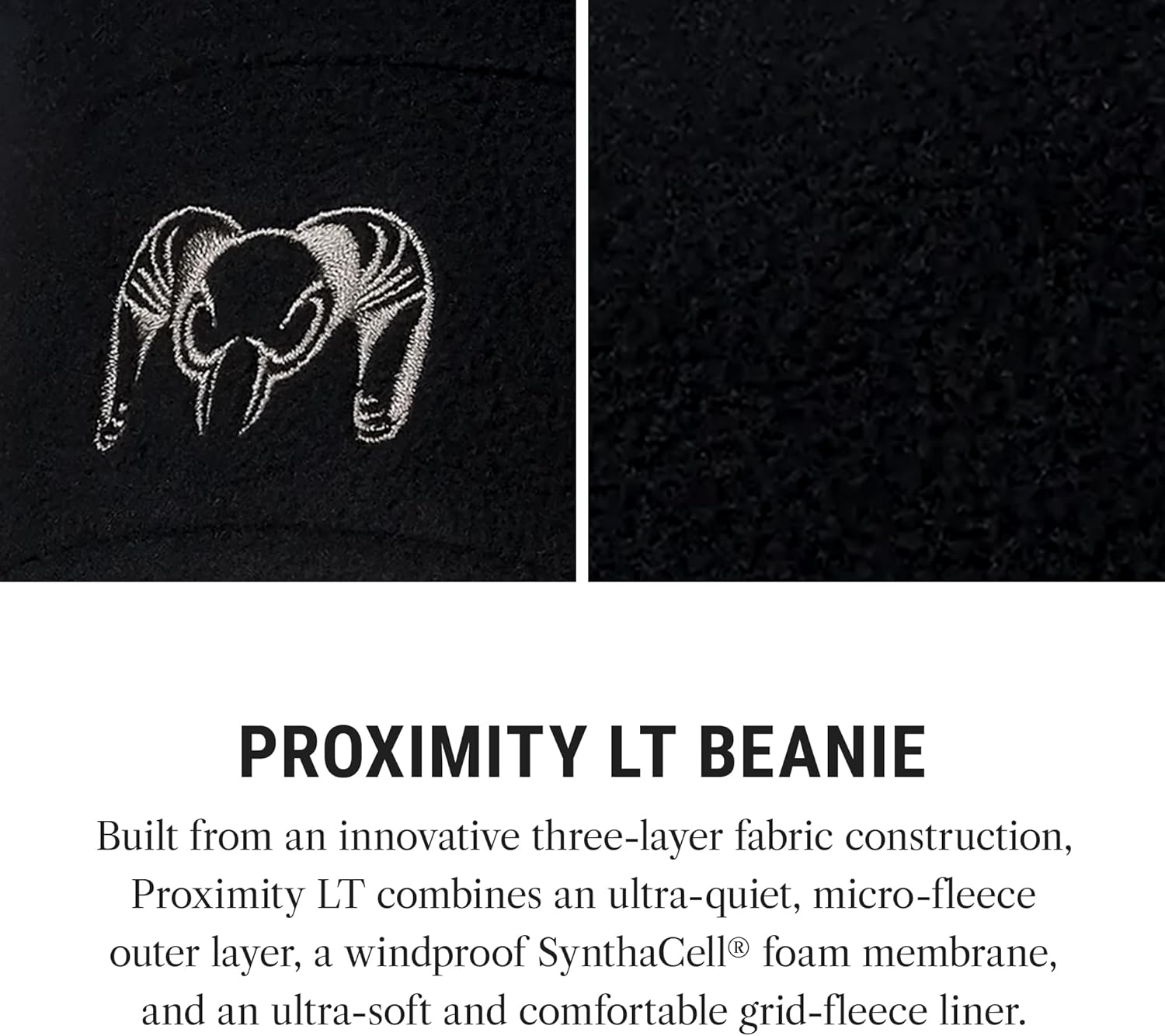 KUIU Proximity LT Beanie - Windproof, Ultra-Quiet, Lightweight Micro-Fleece, 4-Way Stretch, Odor-Resistant Hunting Hat - Image 2