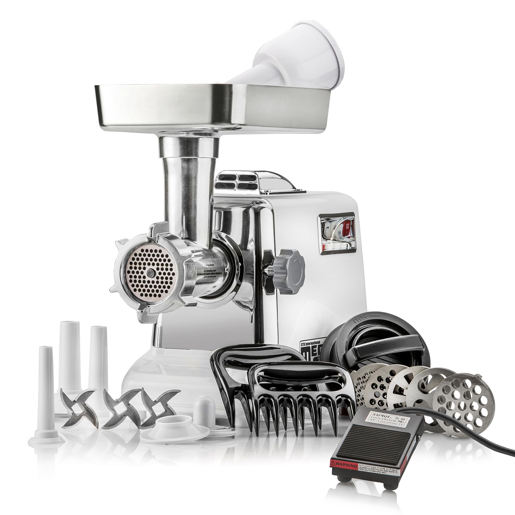 STX International Megaforce 3000 Series 6-in-1 Electric Meat Grinder