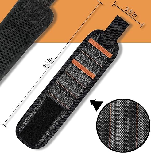 Miniatura 7 de Pulsera magnética para sujetar tornillos, el mejor regalo de herramienta especial para hombres, padrepapá, marido, novio, cuate. Regalos para